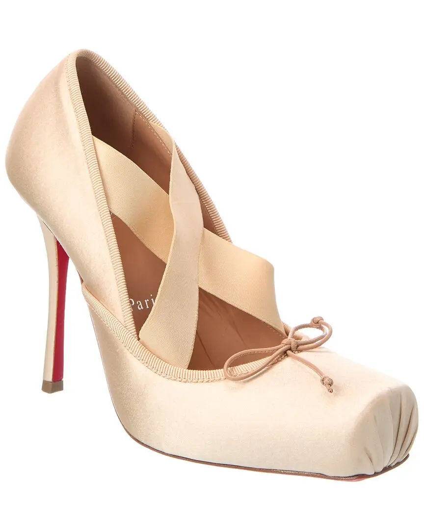 Christian Louboutin Cassiastic 100 Satin Pump