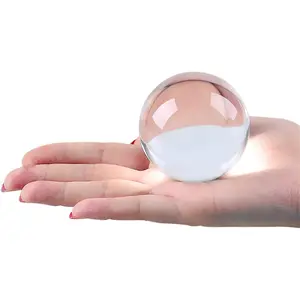 2.16" Clear Acrylic Contact Juggling Ball Transparent Acrylic Sphere 55mm