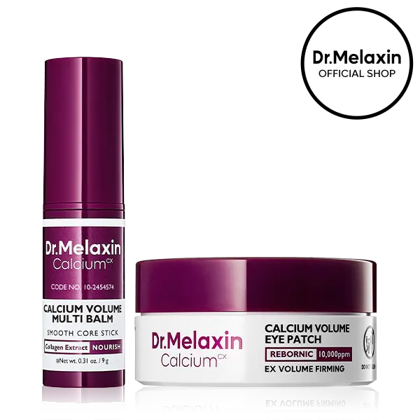 [Dr.Melaxin Official] Calcium Volume Multi Balm+Eye Patch 60ea Korean Skin Care Cosmetics with Collagen Extract Elasticity Eye Shield Skin Repair