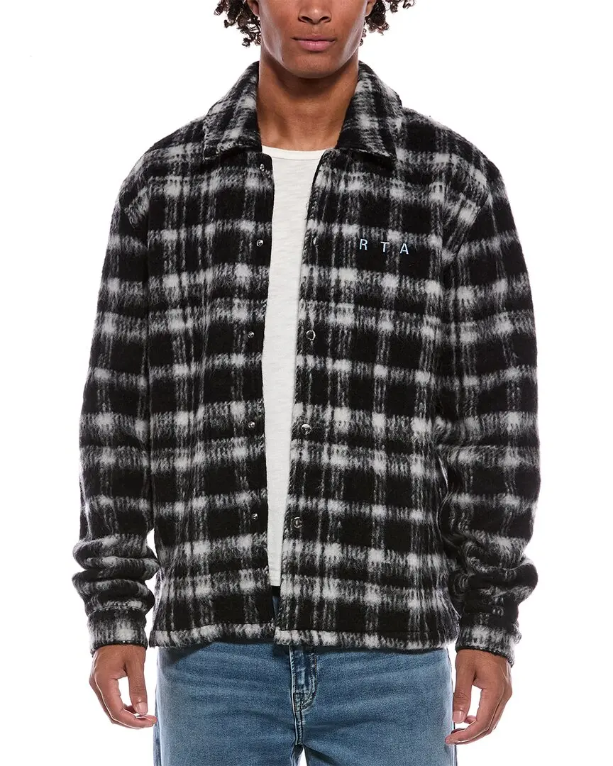 RtA Parlan Wool & Alpaca-Blend Shacket