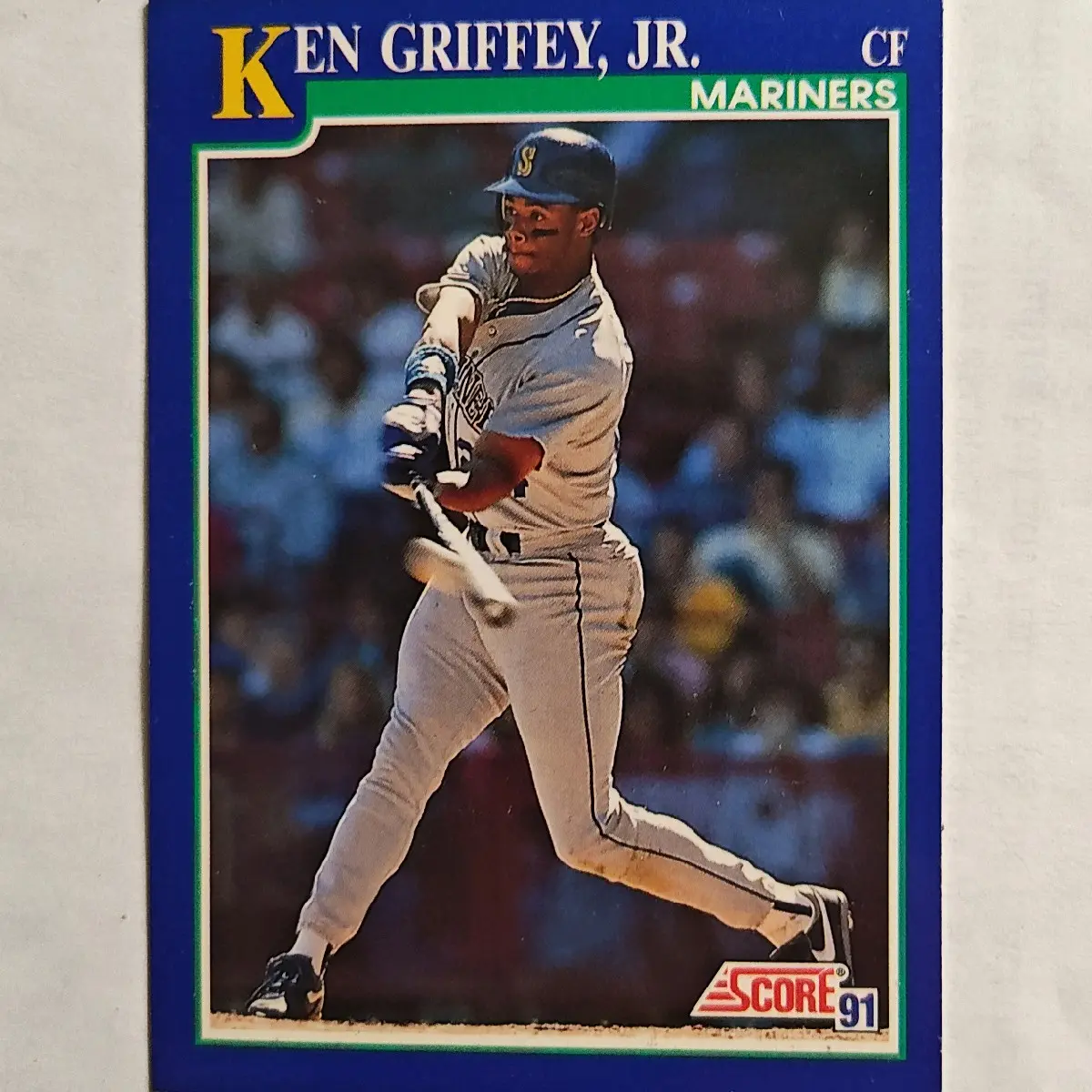 SCORE 1991 Card 2 - Original Design with Unique Features and Authenticity