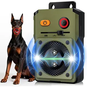 Rechargeable Ultrasonic Anti Barking Device for Dogs Auto Bark Deterrent with 3 Modes 33FT Silencer Sonic Barking Deterrent Safe Indoor Outdoor for Dogs and People