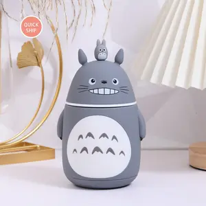 Cute Anime Water Cup,Anime Vacuum Insulated Stainless Steel Cup,Water Bottle, Fun For Kids,Drinkware Flasks Plastic Tumbler Mug Bottled,Valentine's Day Gifts