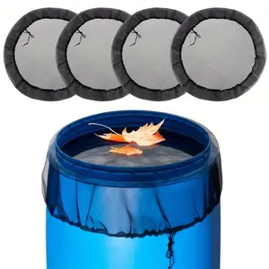 Outdoor Garden Water Collection Bucket Mesh Cover, Durable Cover, Adjustable Drawstring Design Water Bucket Cover, Watering & Irrigation Supplies for Outdoor Garden