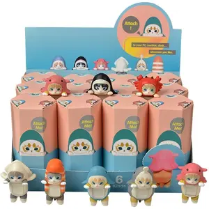 Mofusand Hipper sonny angel Blind Box Mini Figure - Cute Kawaii Collectible Decorative Doll, Phone/Laptop/Desk Accessory, Birthday Gift for Collectors