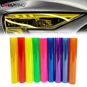 Car Headlight Tint Fog Light Taillight Smoke Black Tint Vinyl Sticker Waterproof Film for Car Motorcycle Headlights Accessories