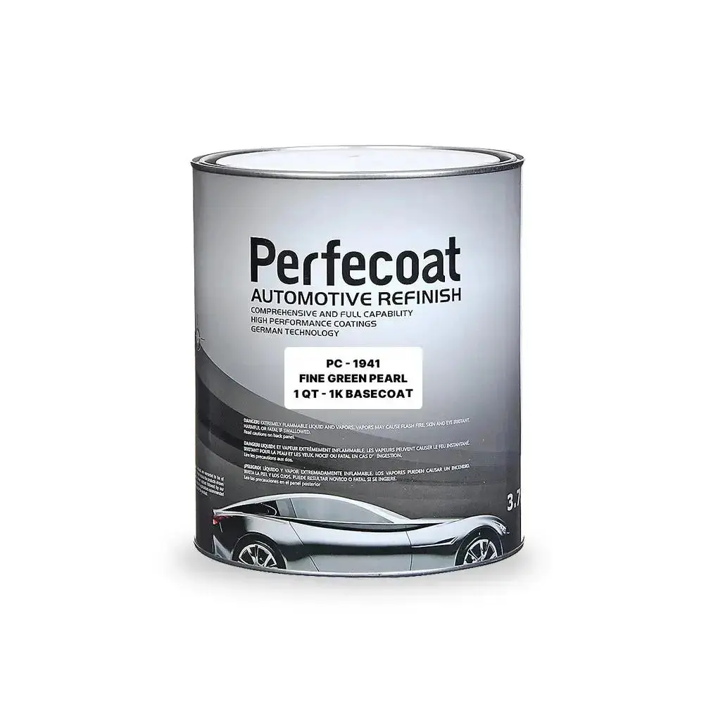 Perfecoat 1K Basecoat PC-1941 Fine Green Pearl – QT, Iridescent Paint, Oem Match