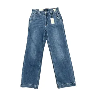 Judy Blue High Waist Double Button Wide Leg Denim Jeans