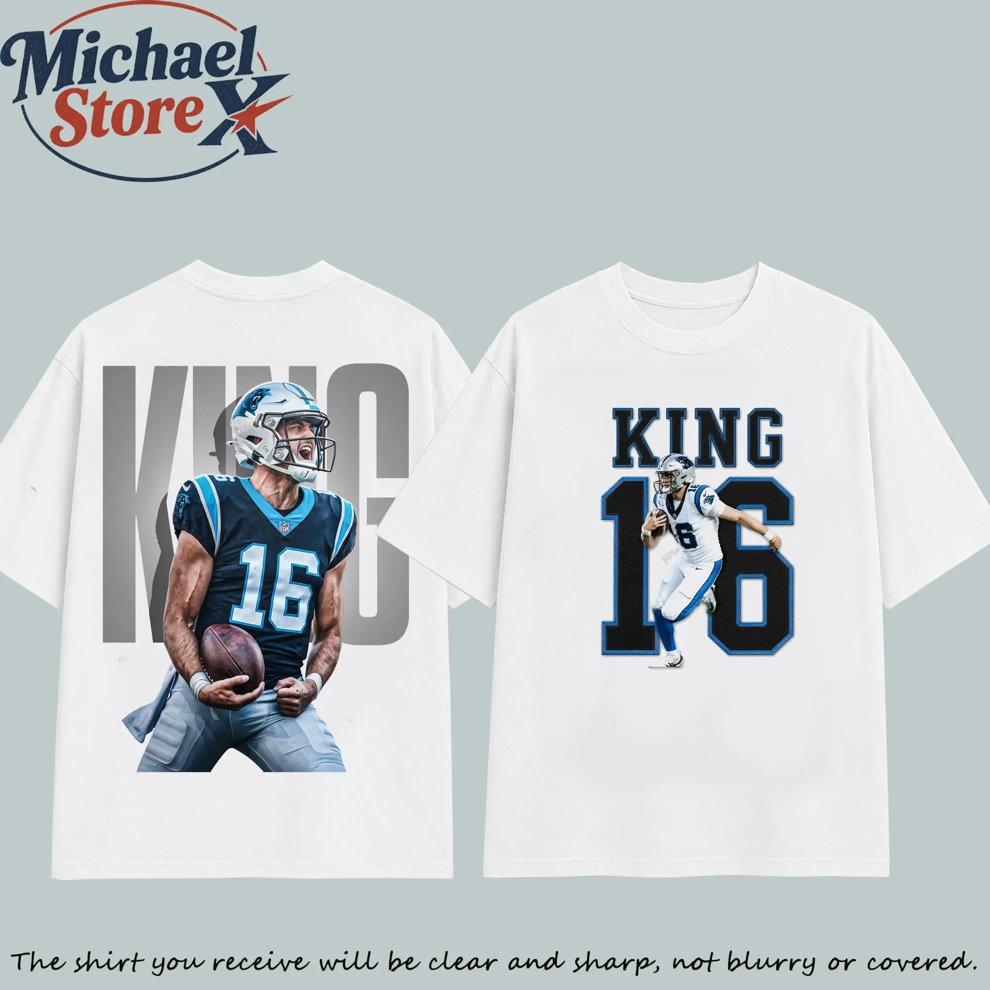Haynes King #16 Panthers 2026 2 side Football T-Shirt Sweatshirt Hoodie, Panthers 2026 Football merch, Game Day foootball Shirt, Gift For Women, Football Gift Unisex, vibes