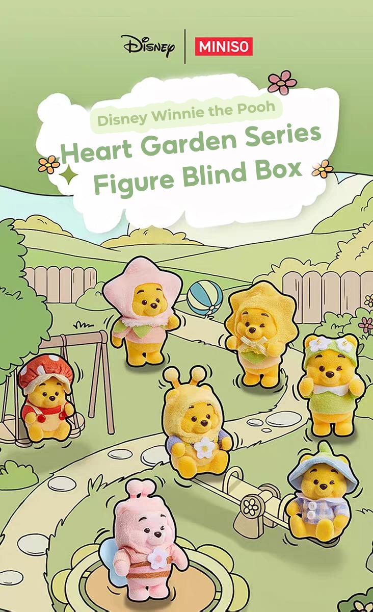 Miniso Disney Winnie the Pooh Heart Garden Series Plush Blind Box - Cute Stuffed Toy: Perfect Girls' Birthday Gift & Plush Collectible