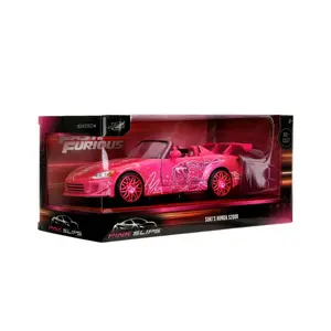 Suki's Honda S2000 1:24 Scale Diecast Vehicle Pink Slip Kit with Red Finish