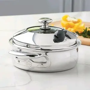 Vida Sana 5-Ply Stainless Steel Cookware 2.5-Qt. Casserole
