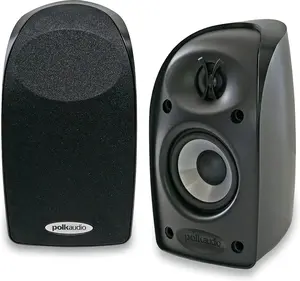 Polk Audio Blackstone TL1 Satellite Speaker Pair 2.5" Driver 0.5" Silk Dome Tweeter Time Lens Technology for Smooth Highs & Superior Detail - Digital