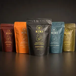 Kiki Healthy Crunchy Foxnut Variety Pack - 5 Flavors, Plant-Based Gluten-Free Snack for Unique Snacking Experiences, Snack Crunchy