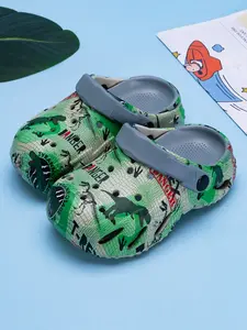 Cute Dinosaur Sandals Breathable Open-Toe Shoes, Casual Eva Material, Less Than Ankle Height, Perfect for Summer