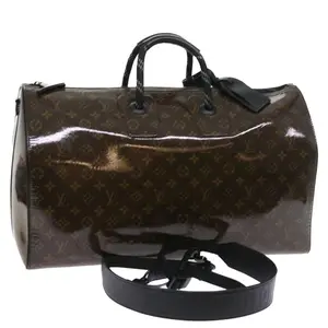 Pre-owned Louis Vuitton canvas Travel Bags preowned monogram Glaze Keepall 50 limited edition