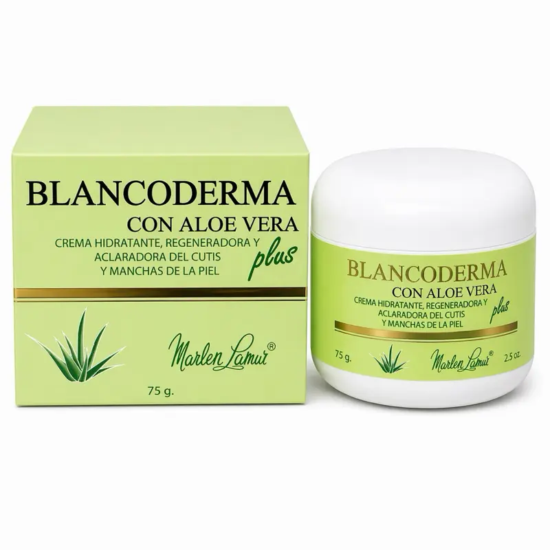 Blancoderma Aloe Vera Plus Face Cream 75g – Hydrating, Brightening & Skin Repair Moisturizer (Box & Jar Set)