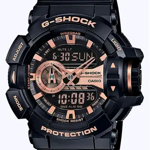 G-400GB-1a4 Anew G shock Ana/digi black and rose gold tone men' s latest watch