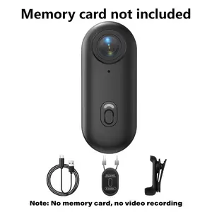 RideFlex Thumb Action Camera (Memory Card Not Included). Ultra-compact body, hands-free operation and magnetic mounting supported. Perfect for cycling, pet recording and daily vlog creation.