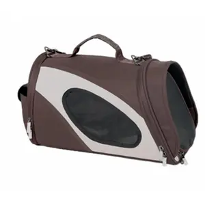 Pet Life  Airline Approved Phenom-Air Collapsible Pet Carrier- Dark Red - Large