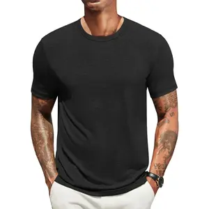 Men's T Shirts Short Sleeve Soft Crew Neck Lightweight Tee Shirts Casual Summer Basic Tops