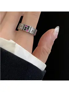 Gothic Poker Card Ring: Silver Hip Hop Jewelry, timeless Gift, Fashion Ring