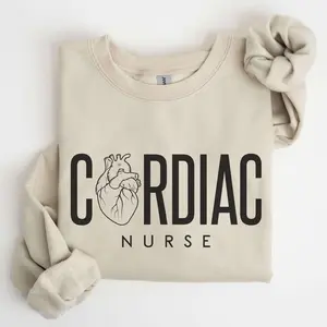 Cardiac Nurse Sweatshirt or T-Shirt , Cardiac Nurse Graduation tshirt , Cardiovascular Nurse shirt , Cardiac RN Team TShirt, Cardiology Appreciation hoodie Cotton