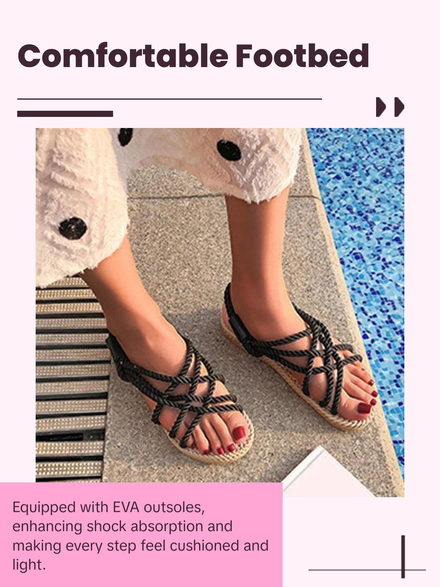 Braided Rope Sandals