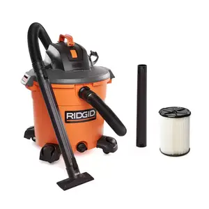 16 Gal. 5.0 Peak HP NXT Shop Vacuum Wet Dry Vac with General Debris Filter, Locking Hose and Attachments HD1640 RIDGID