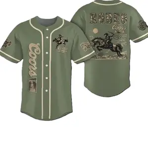 Horse Rider x Rodeo Coors Jersey, Vintage Western Rodeo Jersey, Classic Cowboy Graphic Jersey