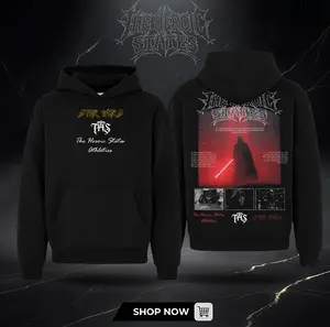 TheHeroic States-Space dark warrior aesthetic D.Vader A.Skywalker Edition Double Printed Oversize Lightweight T shirt Hoodie Sweashirt Tee TV Series Graphic Design Top Cotton Streetwear Movies T-Shirt Clothes Menswear Womenswear vintage men's shirt