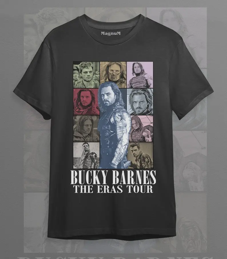 Sebastian Stan Bucky Barnes The Eras tour Unisex Soft style T-Shirt