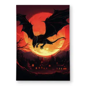 MWW C1ROAR57GE1JJV 5 x 7 ft. The Dragons Wrath - Orange Outdoor Rectangle Area Rug - Home Decor