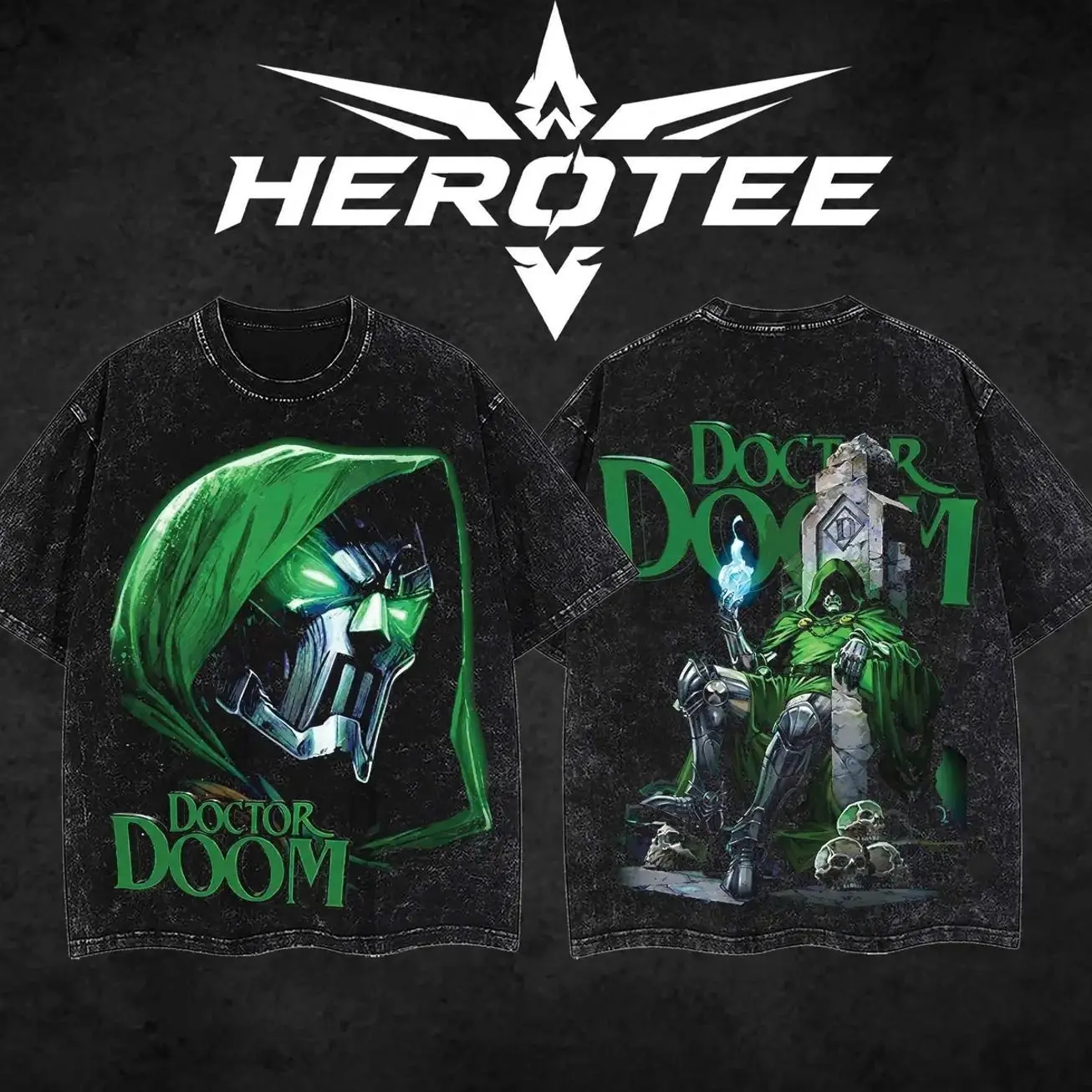 [ Hero Tee ] Dr.Doom "The Masked Tyrant" Doctor Doom MCU Edition Premium Washed T-Shirt V8, proudly made in the USA, Character Image Comics Fans Shirt, Dark Superhero T-Shirt, Comic Book Fans T-Shirt, Superhero Graphic Tee. P6I