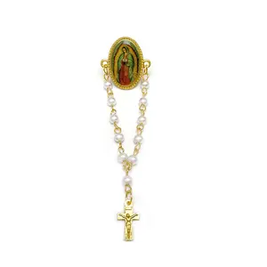 Our Lady Of Guadalupe Rosary Lapel Pin