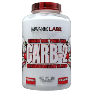 Insane Labz CARB-2 Carbohydrate Powder | Fast-Acting Intra-Workout Performance Fuel | Rapid Glycogen & Muscle Recovery