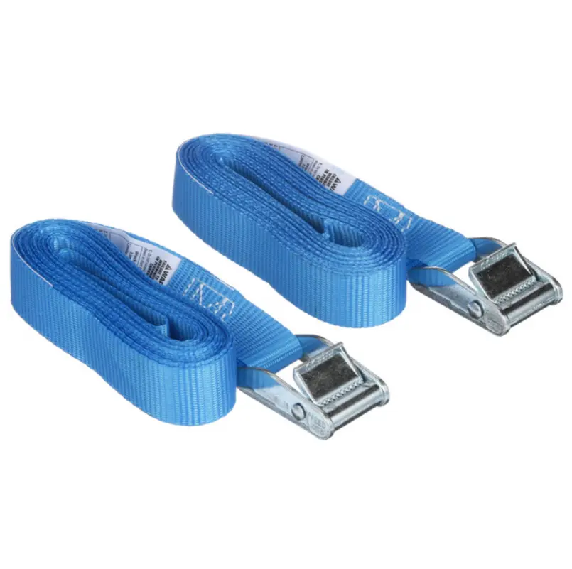 Hyper Tough 13 ft x 1 in Cam Buckle Lashing Strap Tie Down, 200 lbs., 2 Straps
