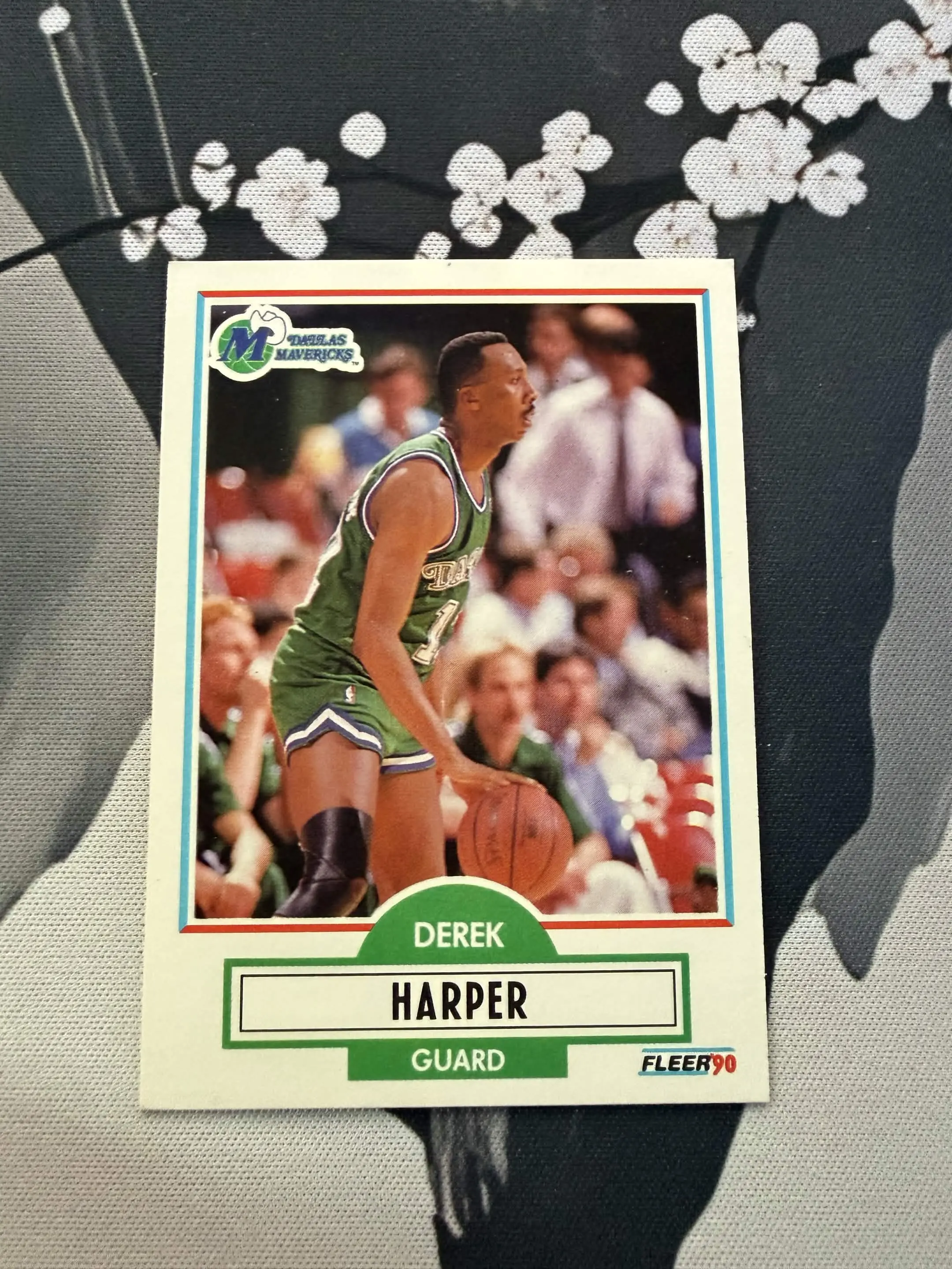 1990-91 Fleer Derek Harper #42 — Dallas Mavericks