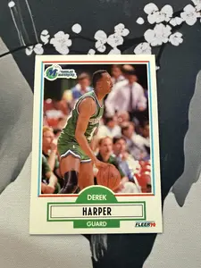 1990-91 Fleer Derek Harper #42 — Dallas Mavericks