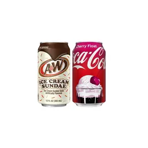 Limited Edition Ice Cream Inspired Soda- A&W Ice Cream Sundae & Coca-Cola Cherry Float