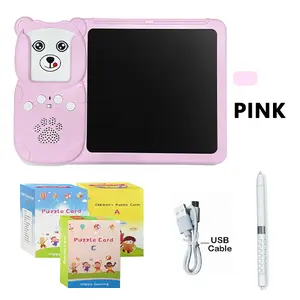 KIDGENIUS Play, Learn, Thrive: Bilingual Sound & Doodle Toy, 510 English Spanish Flash Cards with Liquid Drawing Board & Pen | Lightweight Educational Toy for Preschoolers, Non-Verbal Toddlers & Autistic Kids, Perfect Easter & Growth Gift for Little Ones