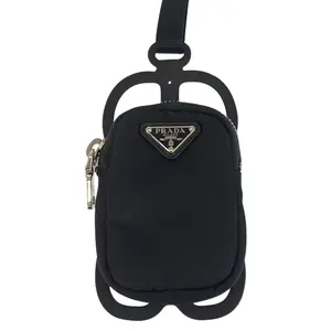 Pre-owned PRADA Nylon Small Leather Goods Tessuto Phone Pouch
