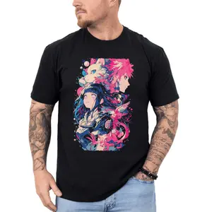 Anime Hinata Hyuga Shirt - Vintage Graphic Tee -  Unisex S-3XL - Menswear & Womenswear - Streetwear Tops - Casual Cotton Crewneck