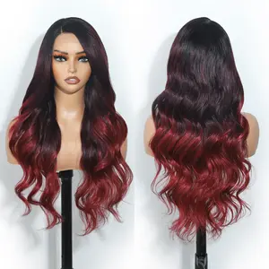 [Style Icon] 26Inch Wavy  Free Part 13*4 Lace Wig Natural lustre heat-resistant Synthetic Wig For Women
