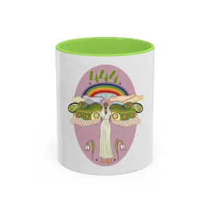 Archangel Ariel Mug, Angel Ceramic Mug, Angel Number Mug
