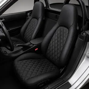 Boxster 986 Seat Covers - Black - Diamond Pattern