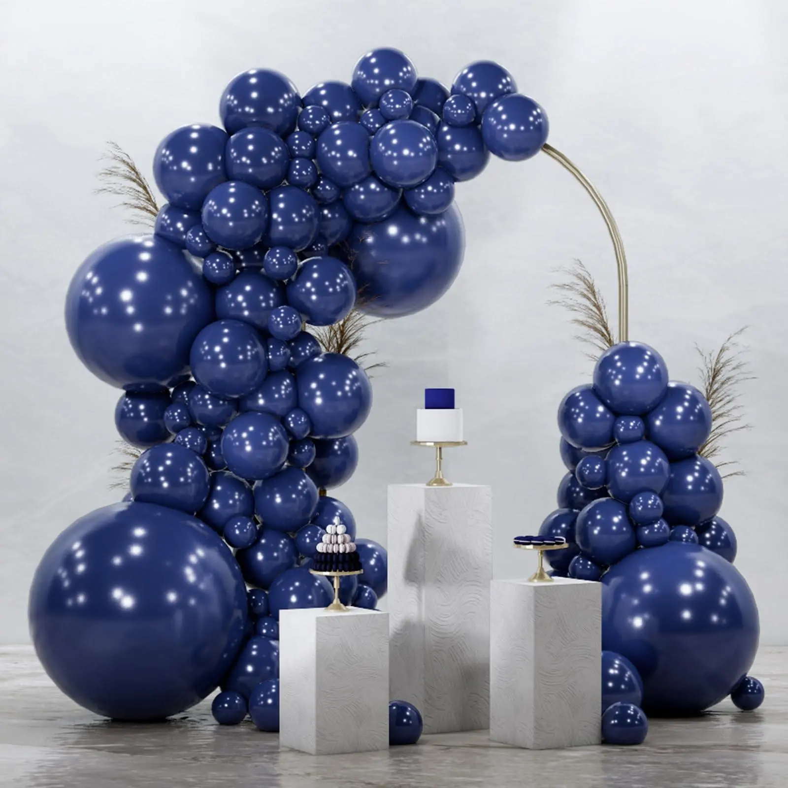 PartyWoo Navy Blue Balloons 99pcs Different Sizes of 36 18 12 10 5 Inch Dark Blue Balloon Arch Kit Garland for Graduation Wedding Sports Baby Shower Birthday Bachelorette Party Decorations Blue-Z90