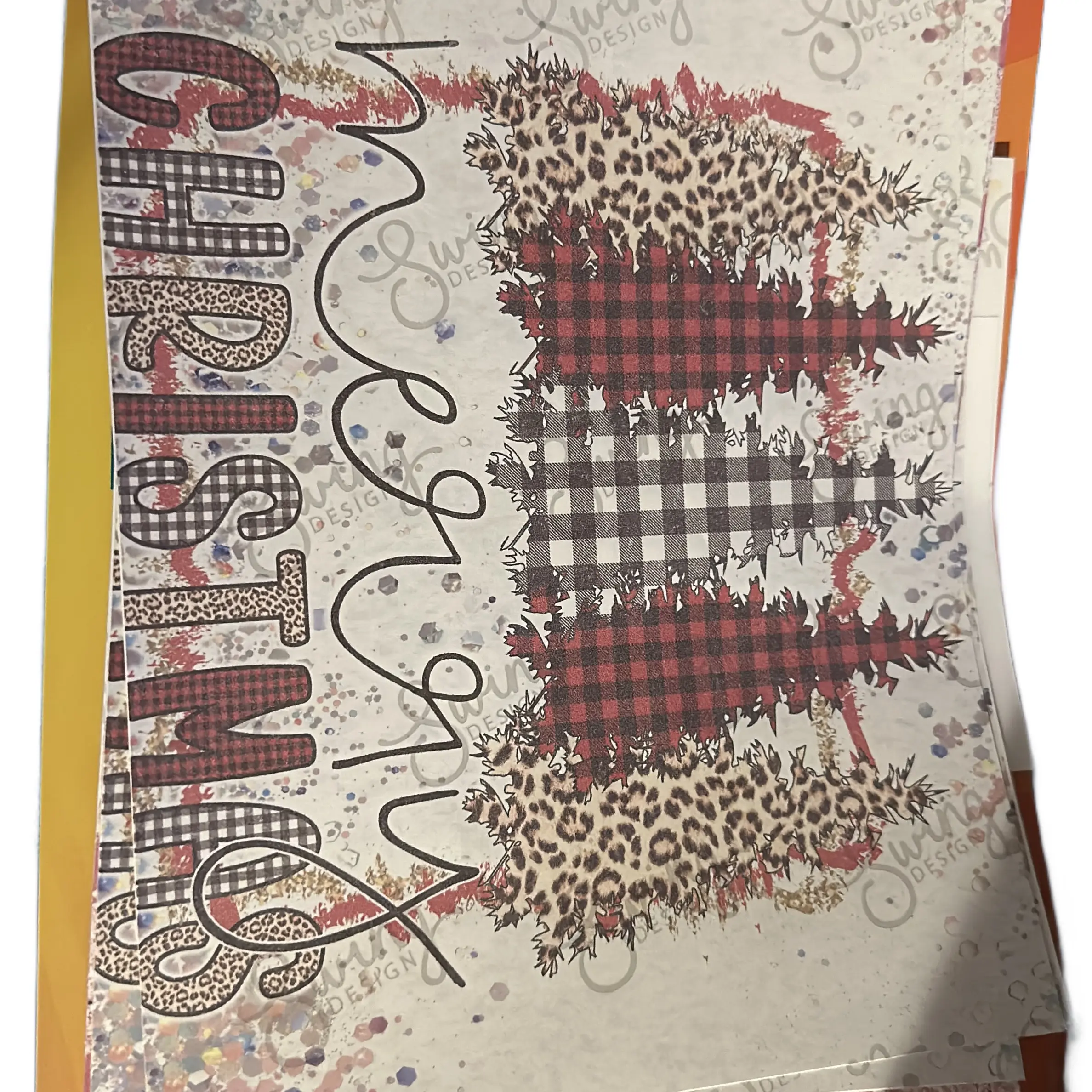 Random sublimation prints