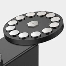 Nilight 2PCS Magnetic Base LED Light Bar Mounting Brackets, Powerful Sucker Holder for Bottom-Mounted Offroad Work Auxiliary Lamps Mounts on Hood A-Pillar