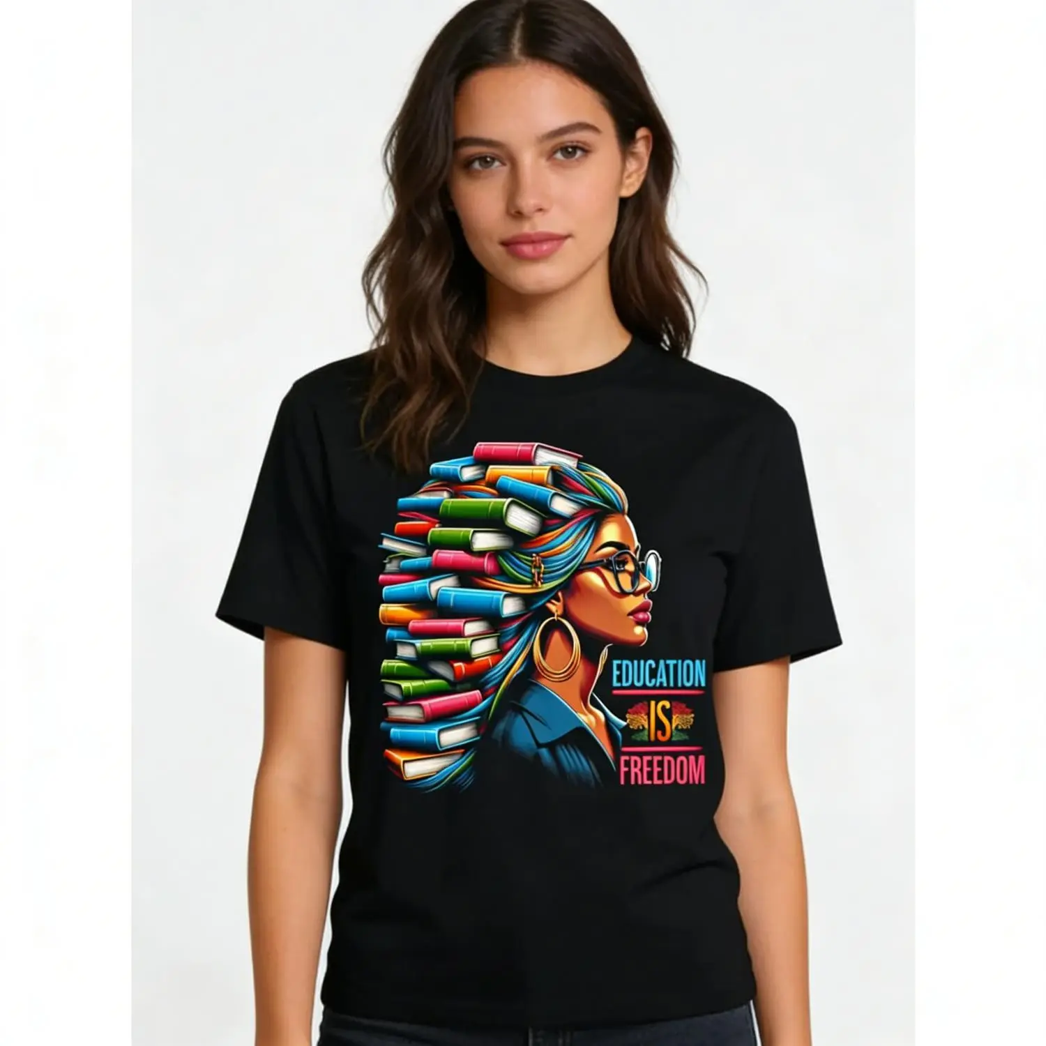 Premium U S A Printed Educational Resources and Black History Month T Shirt